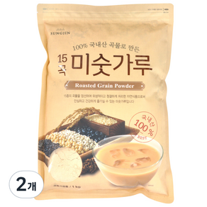 성진 15곡 미숫가루, 1kg, 2개