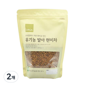 올가홀푸드 유기농 발아 현미차, 500g, 1개입, 2개