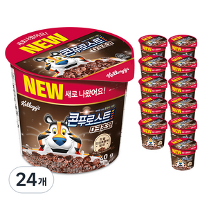 콘푸로스트 다크초코 컵 시리얼, 40g, 24개