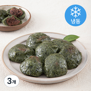 시루조아 모시팥 절구떡 (냉동), 500g, 3개