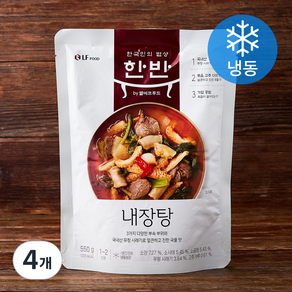 한반 내장탕 1~2인분 (냉동), 550g, 4개