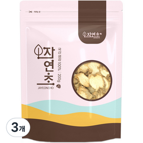 자연초 건조 생강, 200g, 1개입, 3개