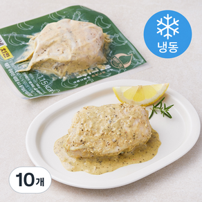 네네치킨 네꼬닭 소스 닭가슴살 바질크림맛 (냉동), 100g, 1개입, 10개