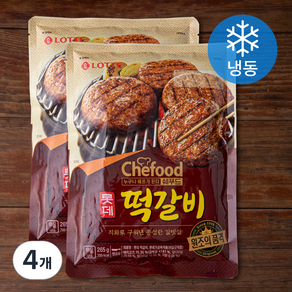 Chefood 떡갈비 (냉동), 265g, 4개