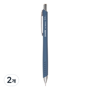 문화연필 샤크 샤프 딥 마린블루, 0.5mm, 2개