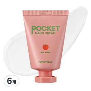 토니모리 포켓 핸드크림 RED APPLE, 6개, 30ml
