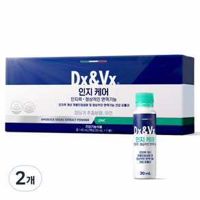 디엑스앤브이엑스 덱스벡스 인지케어 참당귀추출분말 아연 20ml 7P, 2개, 140ml