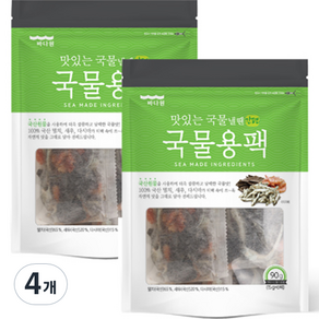 바다원 간편 국물용 팩, 90g, 4개