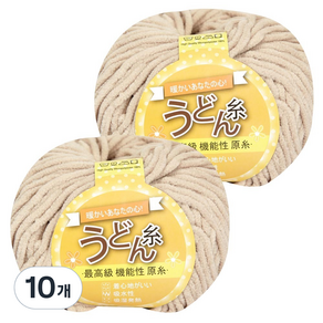 우동사 극세사 뜨개실, 2 베이지(Beige), 10개