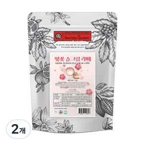 바리스타퀸 벚꽃 슈크림 라떼분말, 1kg, 1개입, 2개