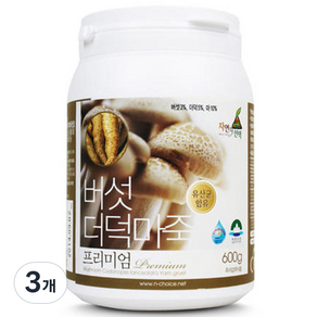 자연의선택 프리미엄 버섯 더덕 마죽, 600g, 3개