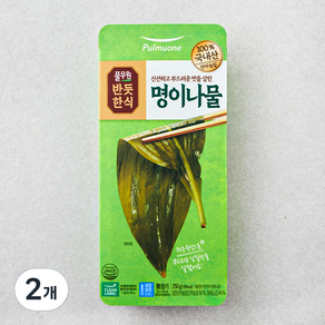 풀무원 반듯한식 명이나물, 250g, 2개