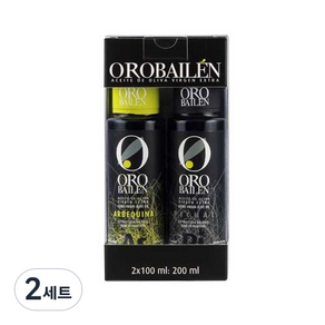 오로바일렌 피쿠알 100ml + 아르베키나 엑스트라버진 올리브오일 100ml 세트, 2세트