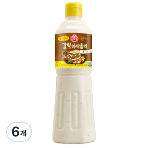 오뚜기 갈릭 아이올리 소스, 930g, 6개