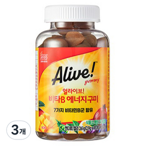 얼라이브 비타B 에너지 구미 90p, 261g, 3개