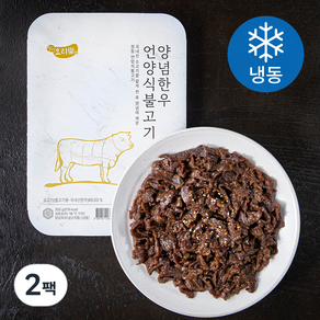 요리락 양념 한우 언양식 불고기 (냉동), 300g, 2팩