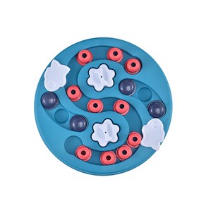 퍼플펫 강아지 훈련 퍼즐 노즈워크, 블루, 1개