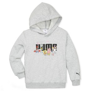 [PUMA]푸마_주니어_스폰지밥 후디 TR_SPONGEBOB HOODIE TR_그레이_67586404