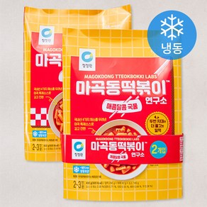 청정원 마곡동 떡볶이 연구소 매콤달콤 국물 (냉동)