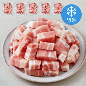 포크리퍼블리카 돼지삼겹살 슬라이스 구이 찌개용 5개입 (냉동), 1개, 1kg