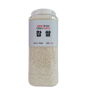 대한농산 통에담은 찹쌀, 2kg, 1개