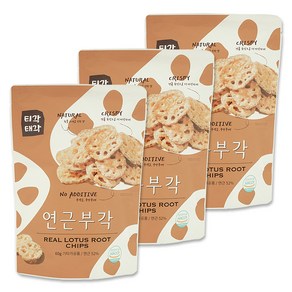 티각태각 연근부각, 60g, 3개