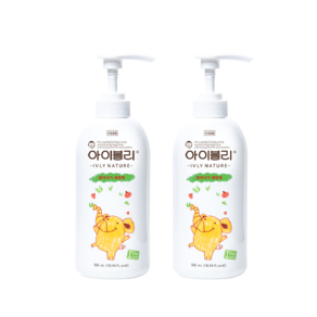 아이블리네이처 유아용 식기 세정제, 500ml, 2개