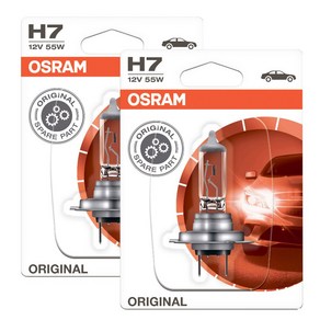 오스람 H7 오리지널 전조등 블리스터, 2개