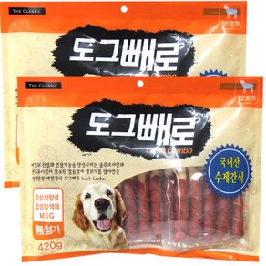 도그빼로 강아지 찹쌀껌 420g