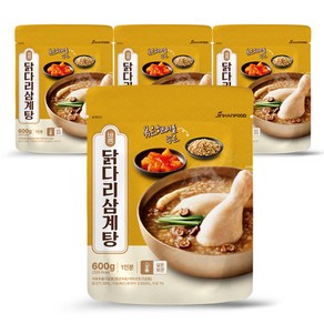 바른 닭다리 삼계탕, 4개, 600g