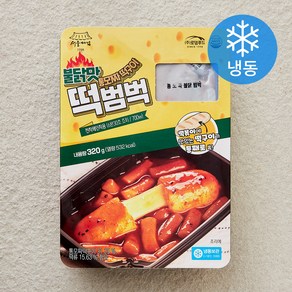 서울마님 불닭맛 통모짜떡구이 떡범벅 (냉동), 320g, 1개