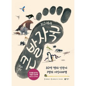 지구에서 가장 큰 발자국:80억 명의 인간이 1명의 거인이라면