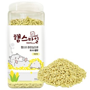 햄스타일 햄스터 화장실모래 옥수수펠렛 레몬향, 550g, 1개