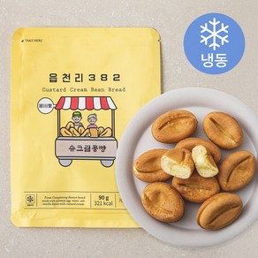 읍천리382 슈크림 콩빵 (냉동), 90g, 1개