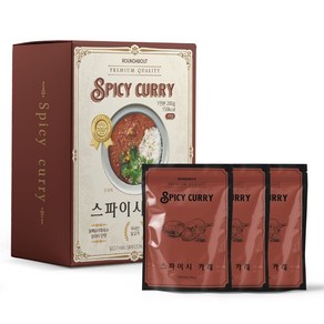 라운드어바웃 스파이시 카레 3p, 1개, 600g