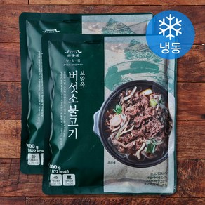 보양옥 버섯소불고기 (냉동), 500g, 2개