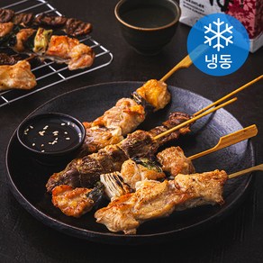 명품조선 닭모듬꼬치 10꼬치 400g + 소스 50g 세트 (냉동), 1세트