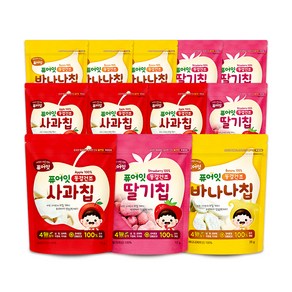 퓨어잇 동결건조 과일칩 3종 x 4p 세트