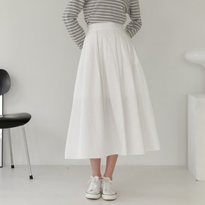 엽페 SHIRRING LONG SKIRT