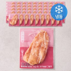 함께하닭 맛있는 스팀 헬스 닭가슴살 그릴맛 (냉동), 100g, 50개