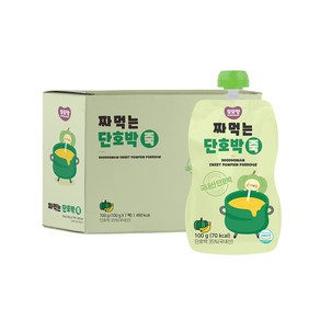 또또맘 짜먹는 단호박죽 100g x 7p, 단호박맛, 1개