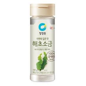 대상 청정원 해초소금, 140g, 1개