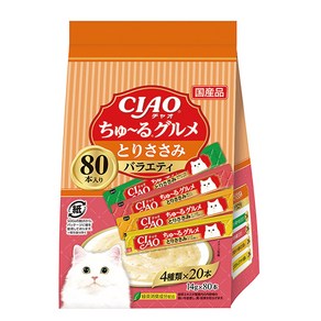 이나바 CIAO 츄르 닭가슴살 버라이어티 80p, 1120g, 1개