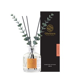올레비엔 프리미엄 퍼퓸 디퓨저 실내용, 블루밍 피오니, 250ml, 1개