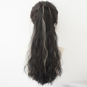 하이유니 브릿지 포니테일 가발 56cm, 네츄럴블랙, 1개