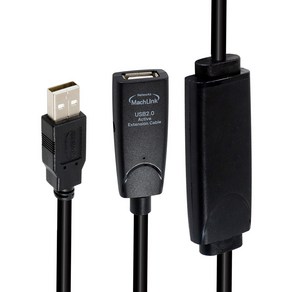 마하링크 USB 2.0 리피터 연장 케이블 CP-1654, 1개, 20m