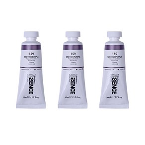 신한에쎈스 아크릴 컬러 물감 Tube A 시리즈 그레이시 퍼플 3p, 1색, 50ml