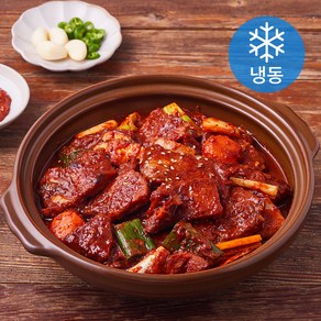 꾸브닝 과일숙성 동인동식 돼지찜갈비 3개입 (냉동)