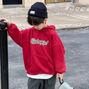 스타빈 남아용 데일리 포켓 기모 후드티