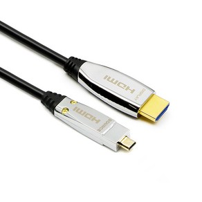 마하링크 하이브리드 광 HDMI TO MICRO HDMI 2.1 UHD 8K 모니터 케이블